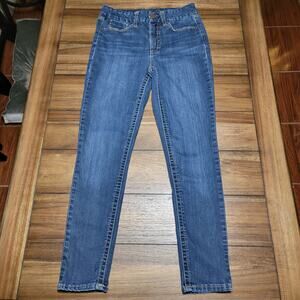 Seven7 Dark Wash Straight Denim Jeans - Size 10